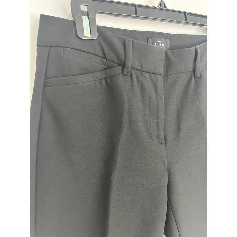 White House Black Market The Slim Ankle Pants Black Size 2 Trousers Professional - Picture 9 of 13
